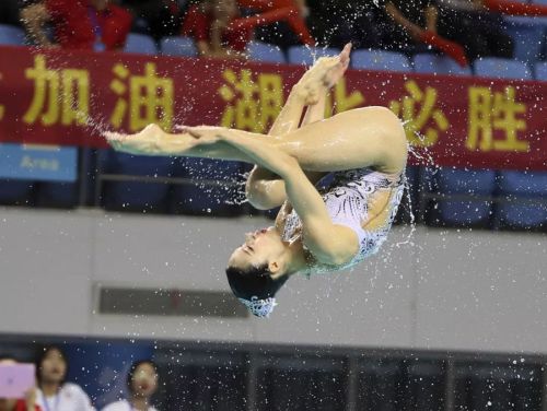 “水上芭蕾”究竟有多美？全國花樣游泳錦標賽武漢“綻放”（附精美圖集）(圖10)